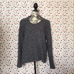 Oversized navy sweater